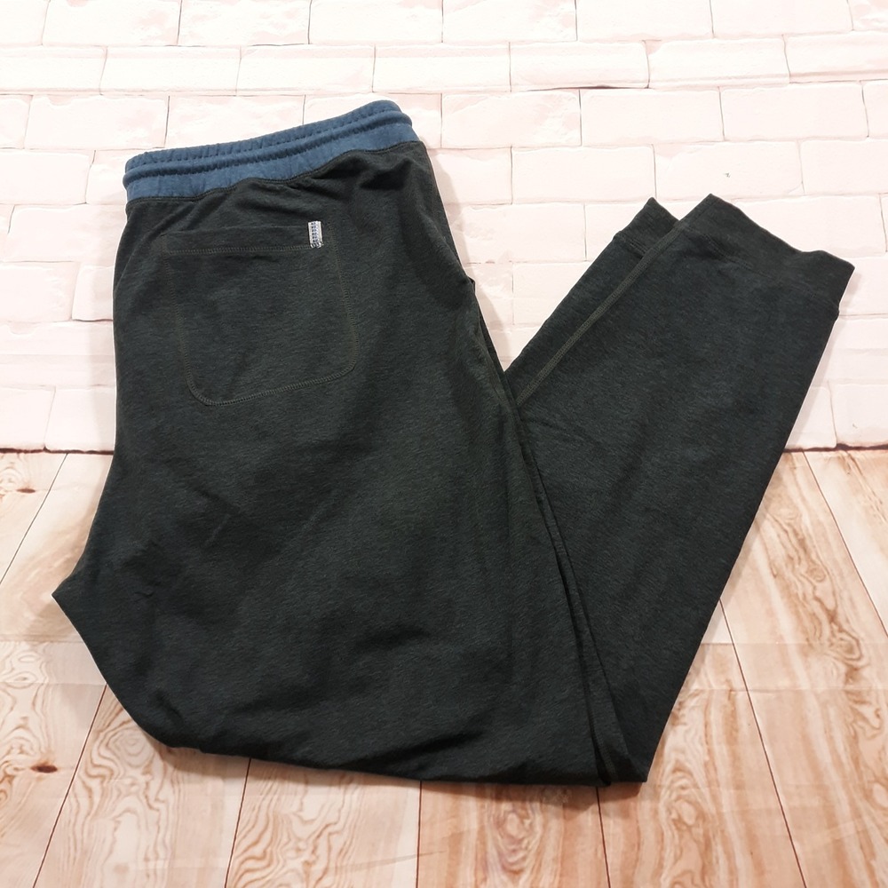 Marine Layer Pants Mens XL Elastic Waist Sweat Performance Weekend Sport Teal